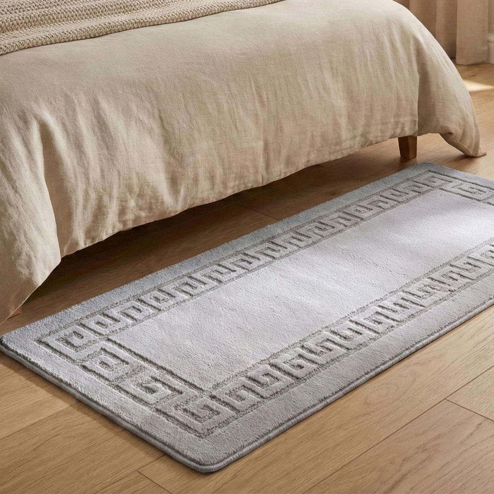 Smart Living Silver Plain Gel Back Non-Slip Mat 60 x 220cm Image 4
