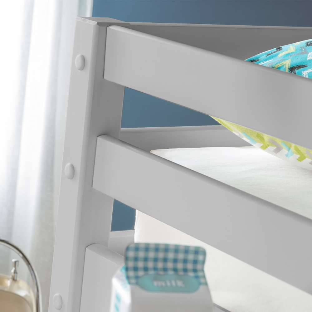 Julian Bowen Roxy Single Dove Grey Mid Sleeper Workstation Image 5