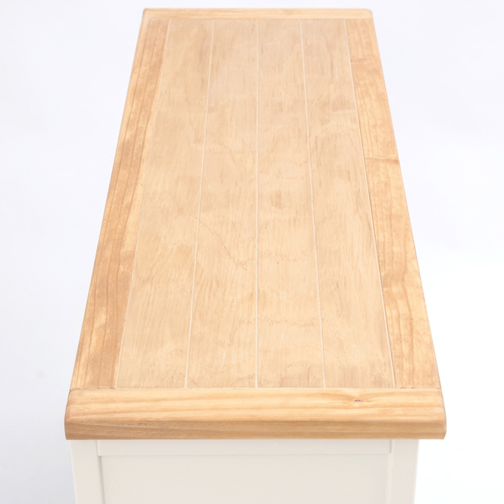 Cabinet Bits Castelli 6 Drawer White Brass Knob Chest of Drawers Image 6