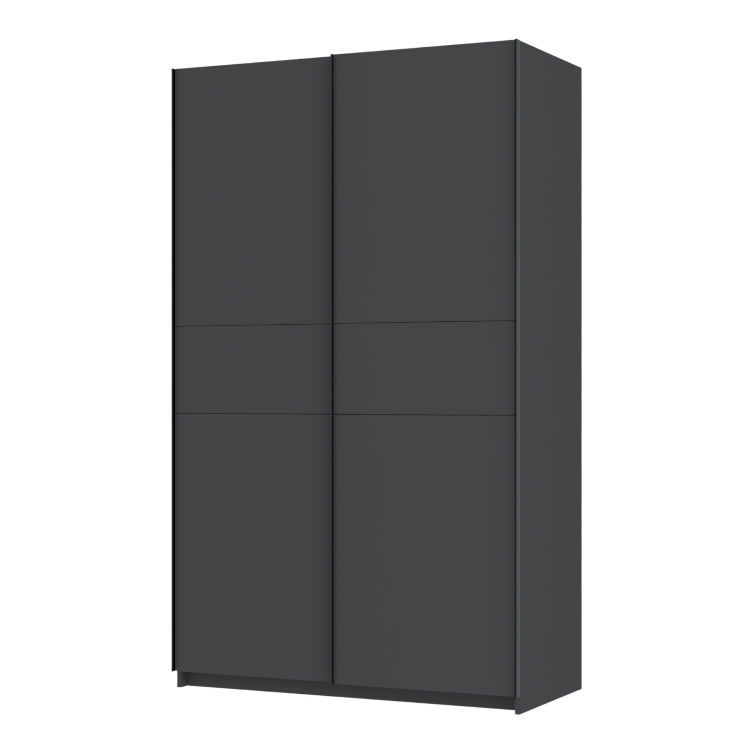 Andora Midi Sliding Wardrobe Anthracite Image 3