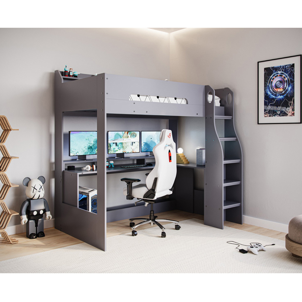 Flair Skyhigh Single Anthracite Gaming High Sleeper Image 5