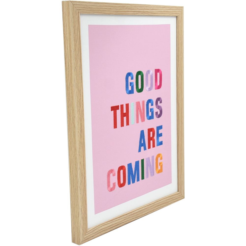 Bright Motivational Tufted Framed Wall Art Image 5