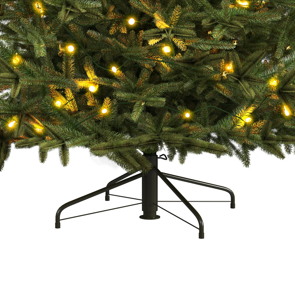 Charles Bentley Luxury Pre Lit Hinged Artificial Christmas Tree 6ft Image 3