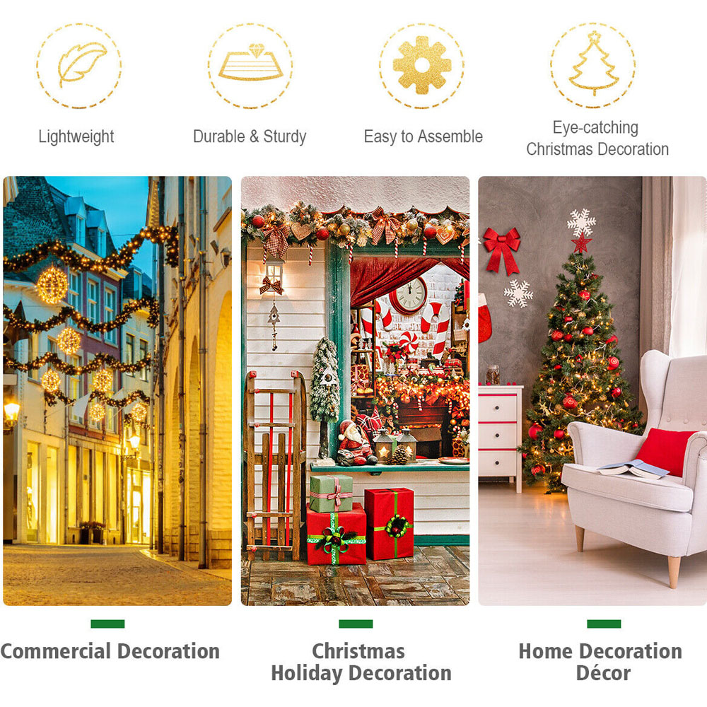 Costway PVC Tips Artificial Christmas Tree 5ft Image 7