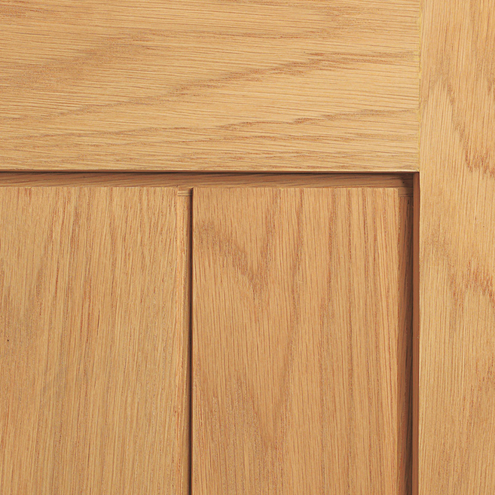 JB Kind Thames Oak Veneered Finished Internal Door 1981 x 533mm Image 3