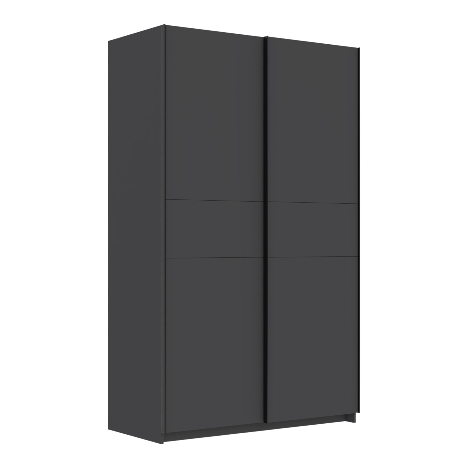 Andora Midi Sliding Wardrobe Anthracite Image 4