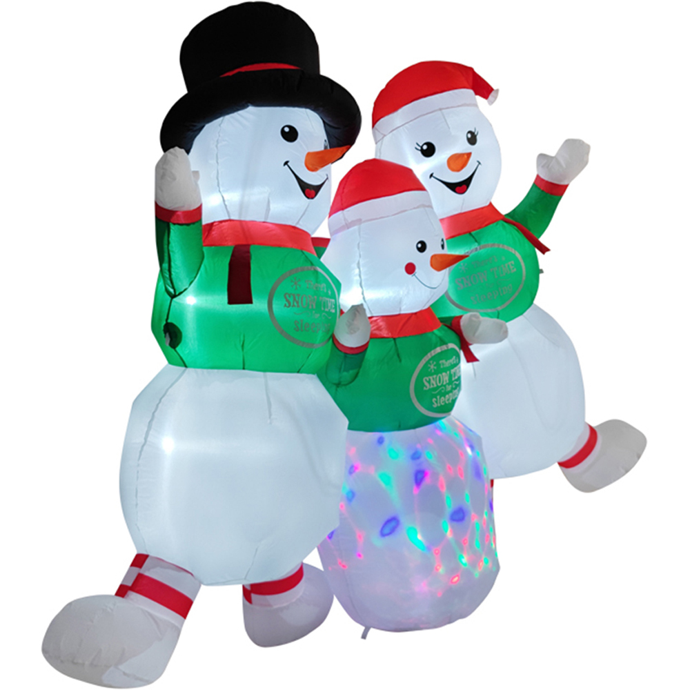 Living and Home Inflatable Snowmen Model LED Christmas Decoration 7.9ft Image 4