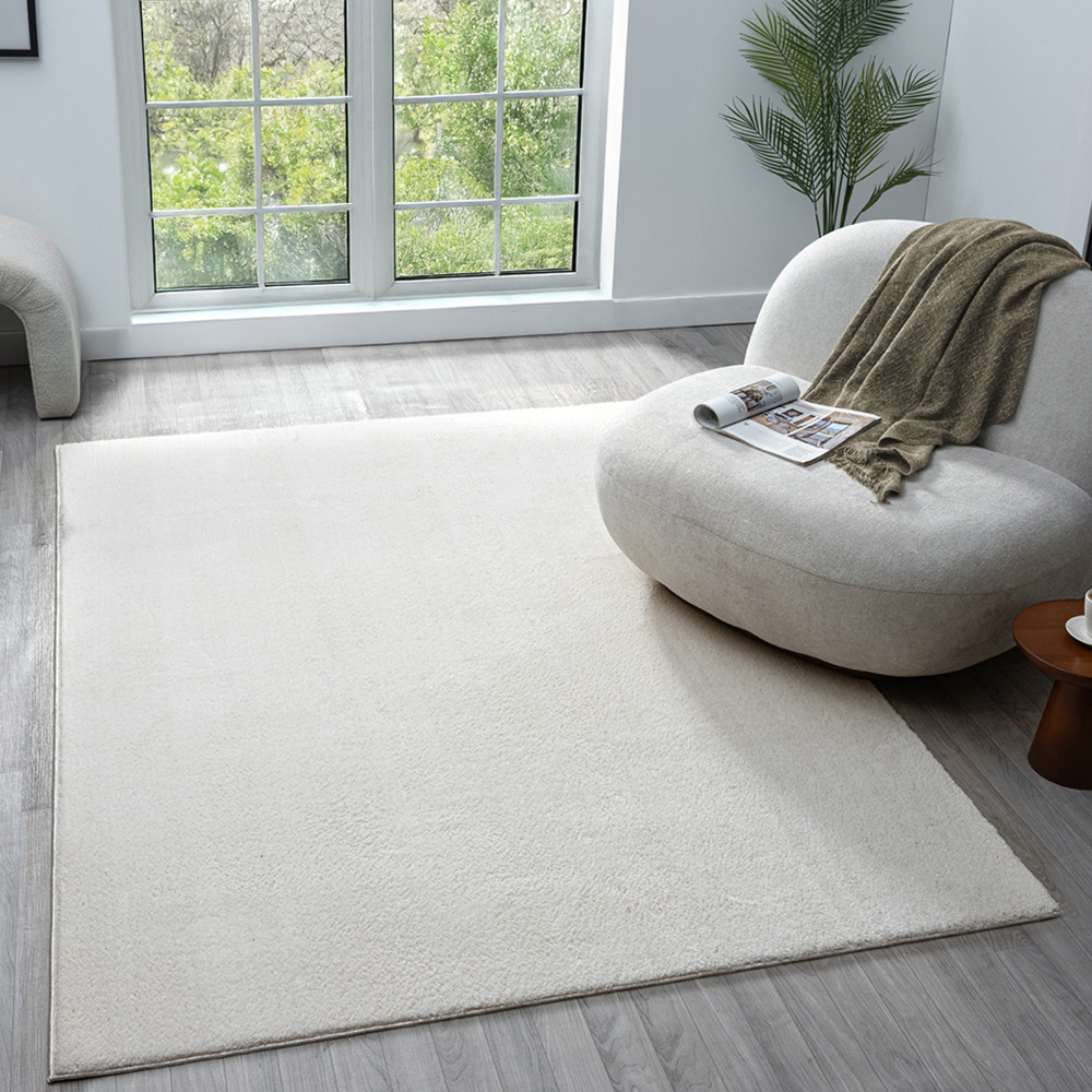 Desire Rugs Comfy Cream Anti Slip Felt Backing Rug 200 x 280cm Image 2