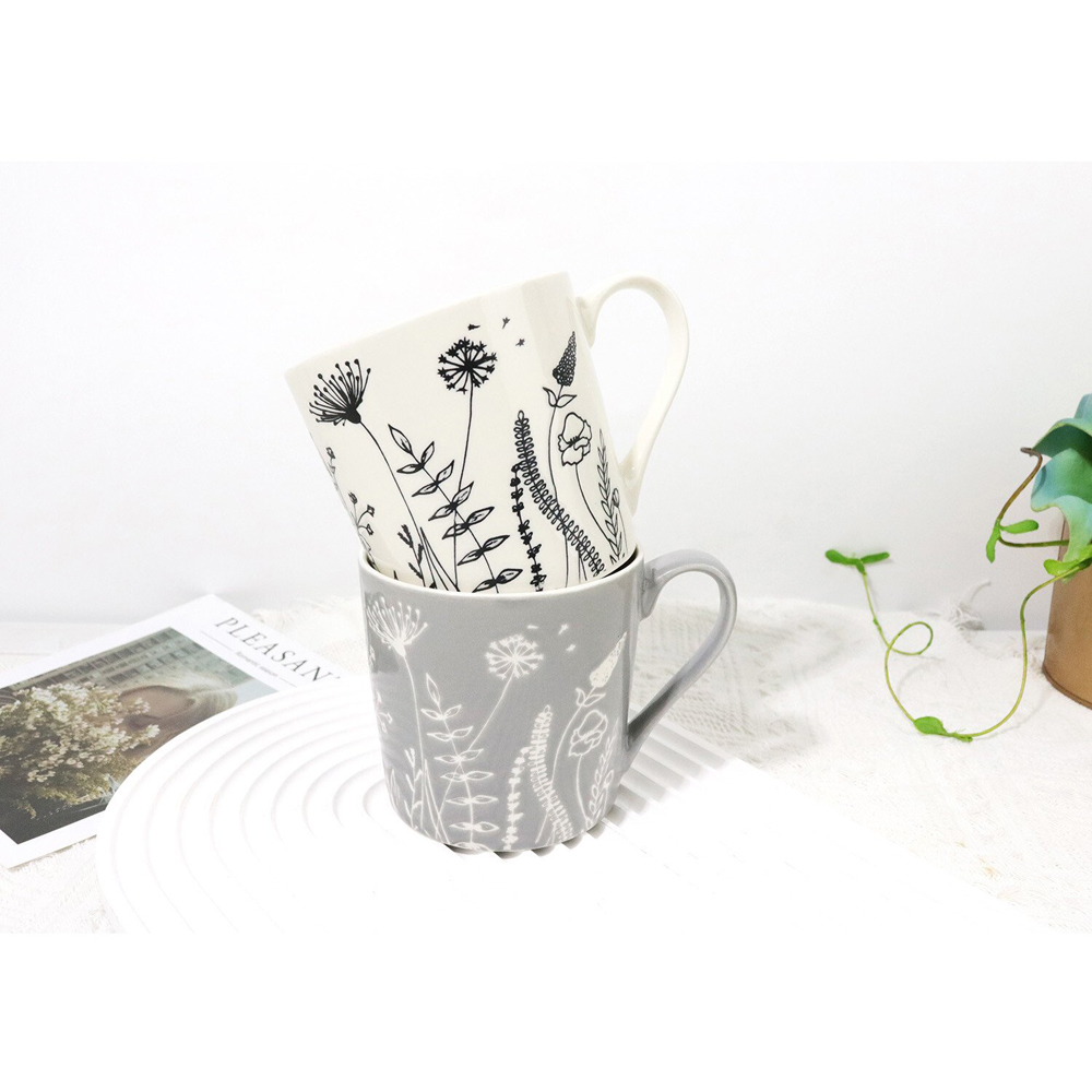 Flower Design Mug Image 3