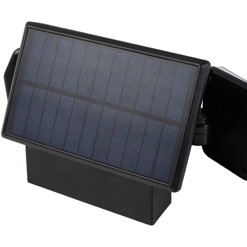 3-Head Rotating Solar Powered Motion Sensor Wall Light Image 3