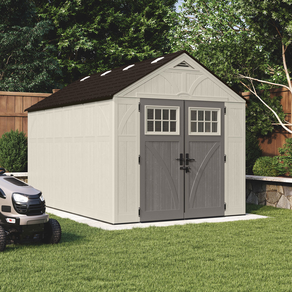 Suncast Tremont 8 x 13ft Apex Storage Shed Image 2