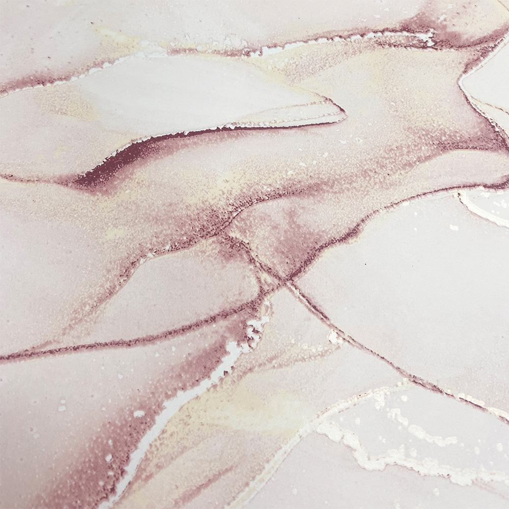Muriva Elysian Marble Pink Wallpaper Image 4