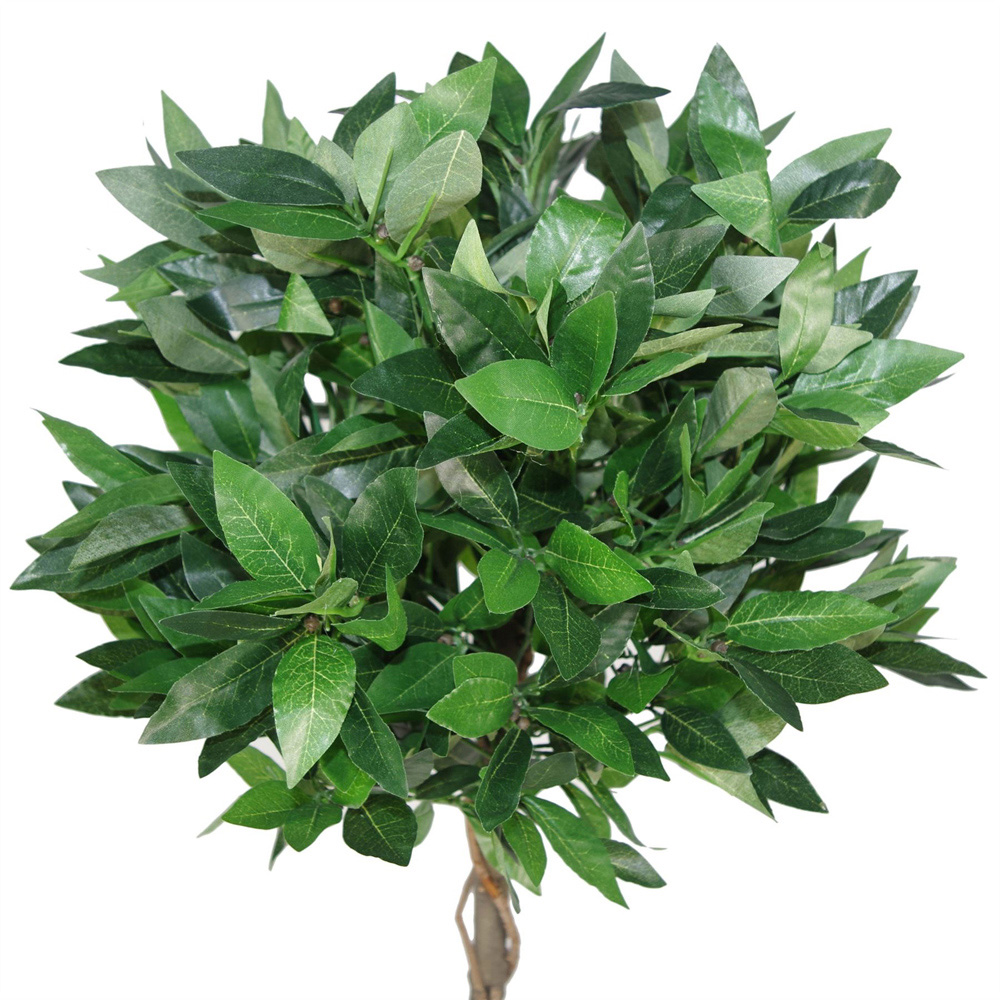 Leaf Bay Laurel Ball Artificial Tree with Twisted Stem 90cm 2 Pack Image 3