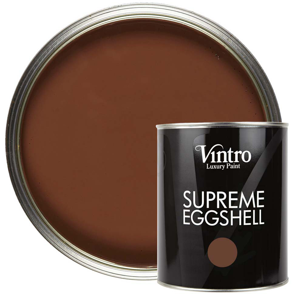 Vintro Paint Chocolate Eggshell Paint 1L Image 1