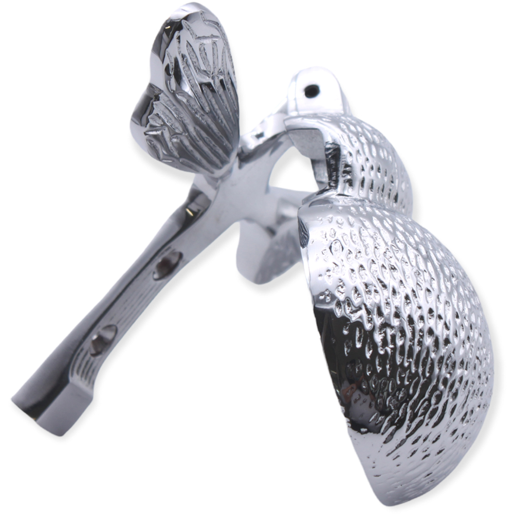 Spira Brass Polished Chrome Bumble Bee Door Knocker Image 3