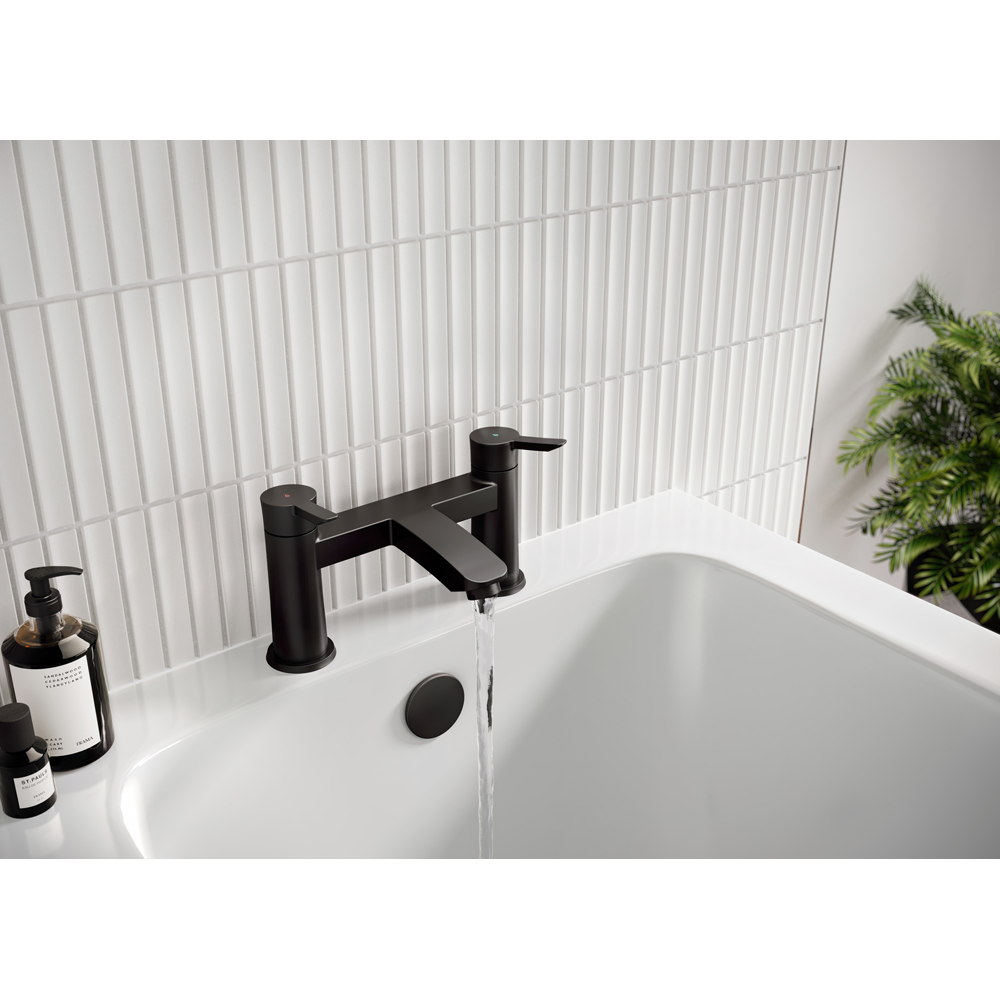 Bristan Apelo Matt Black Bath Filler Tap Image 6