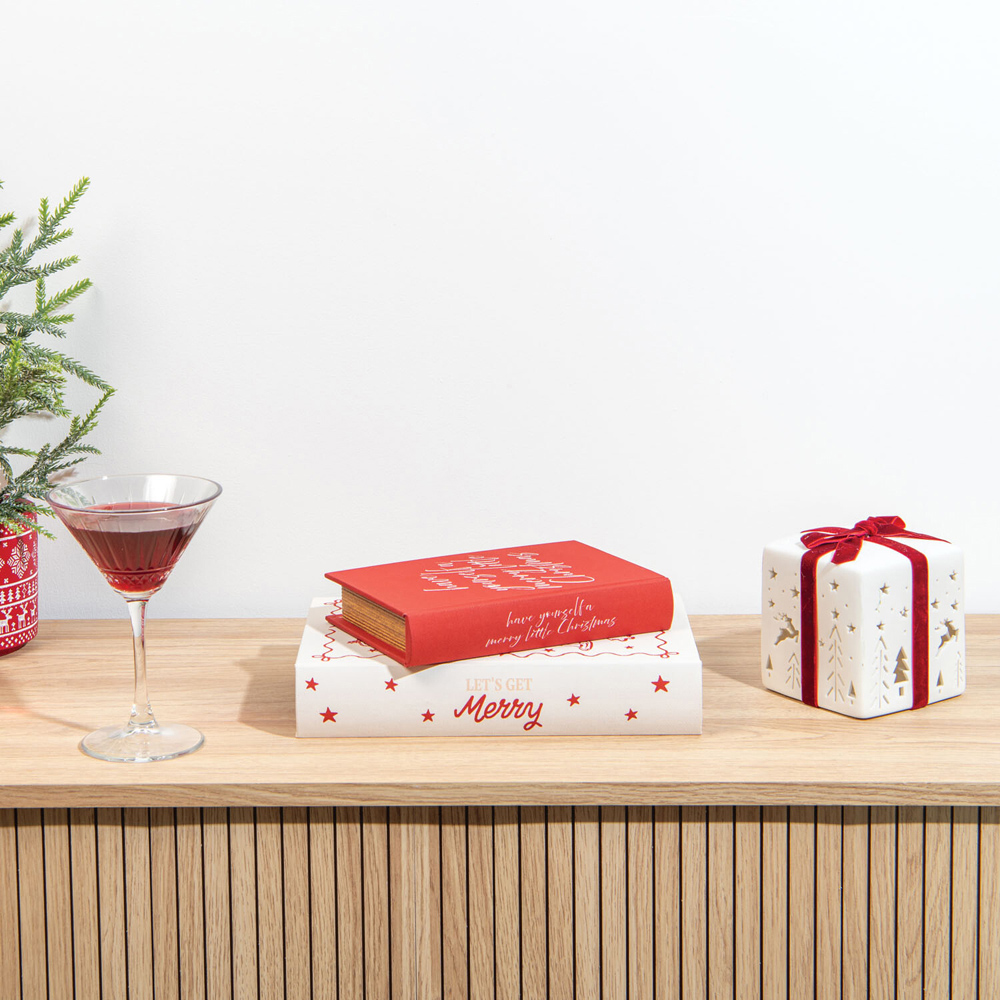 Set of 2 Festive Cocktails Book Boxes Image 8
