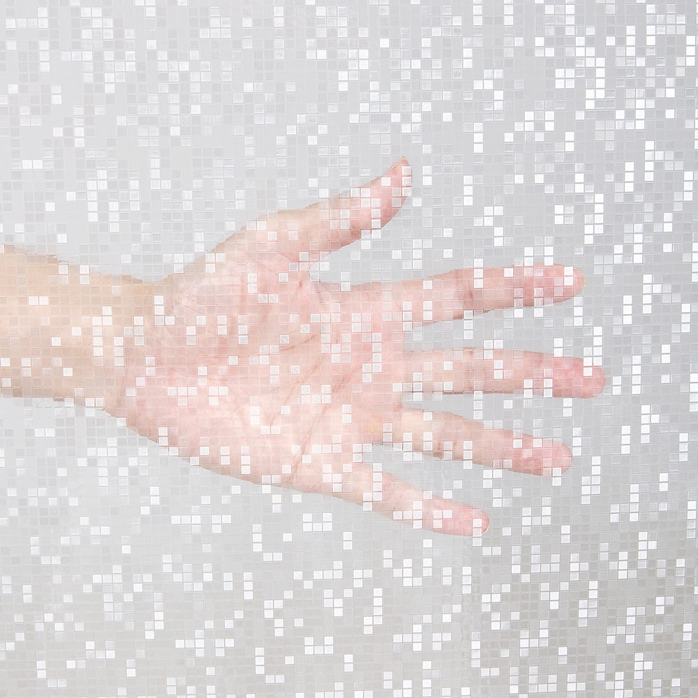 Living and Home Small Mosaic 3D PVC Self Adhesive Privacy Glass Window Film 200 x 61cm Image 6