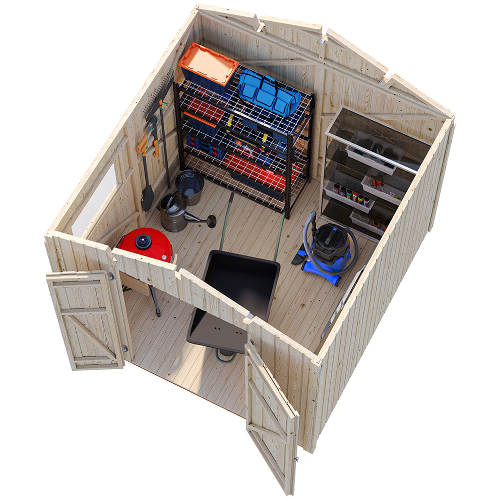 Palmako Nils 7.5 x 7.5ft Apex Garden Storage Shed Image 3