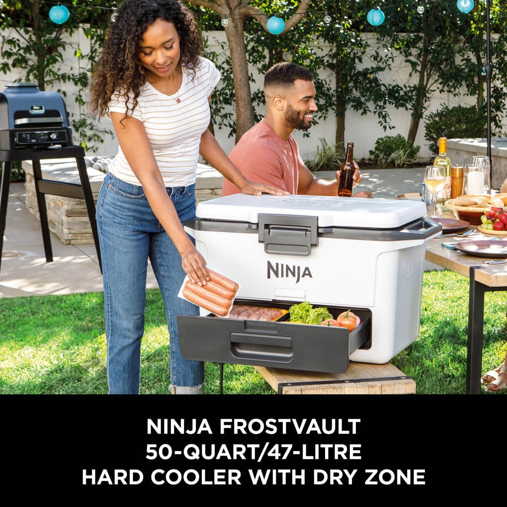 Ninja FrostVault FB151UKWH White Hard Cooler with Dry Zone 47L Image 4