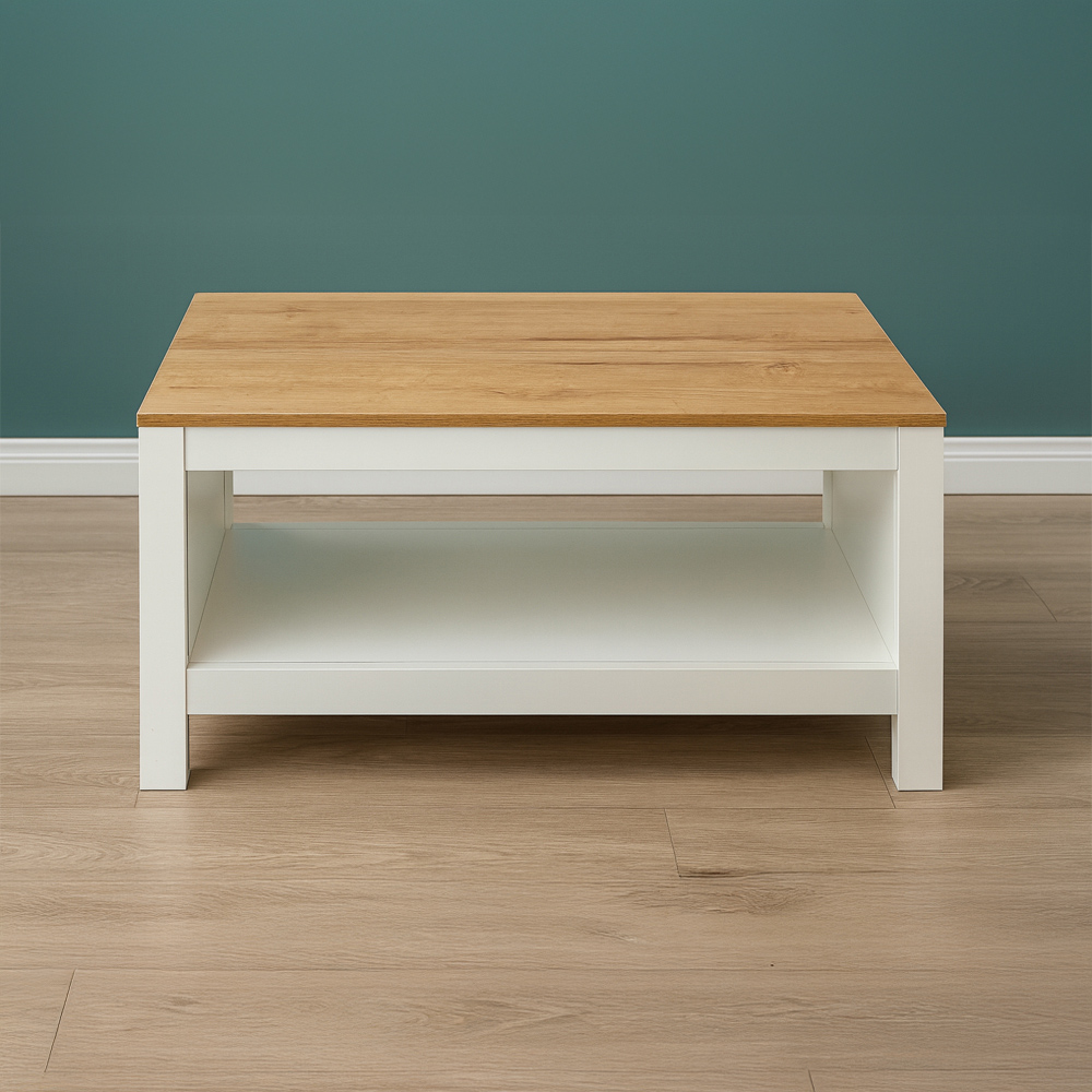 Kosy Koala Light Wood and White Coffee Table Image 2