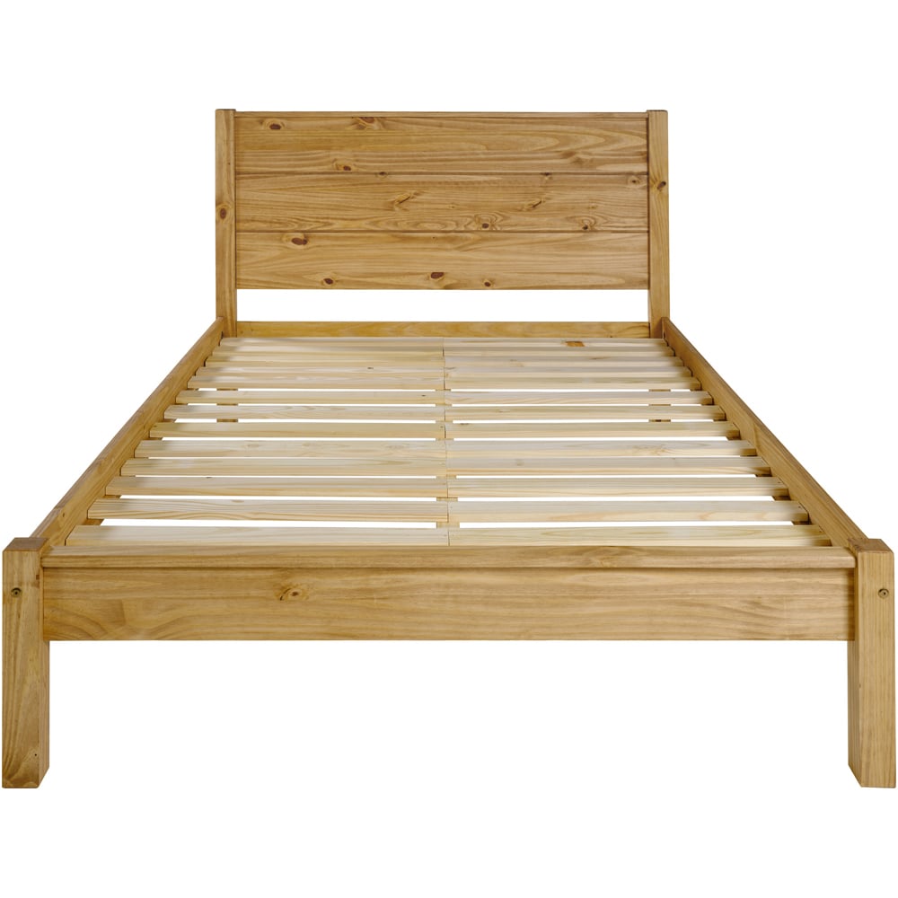 Seconique Barton Double Waxed Pine Bed Image 4