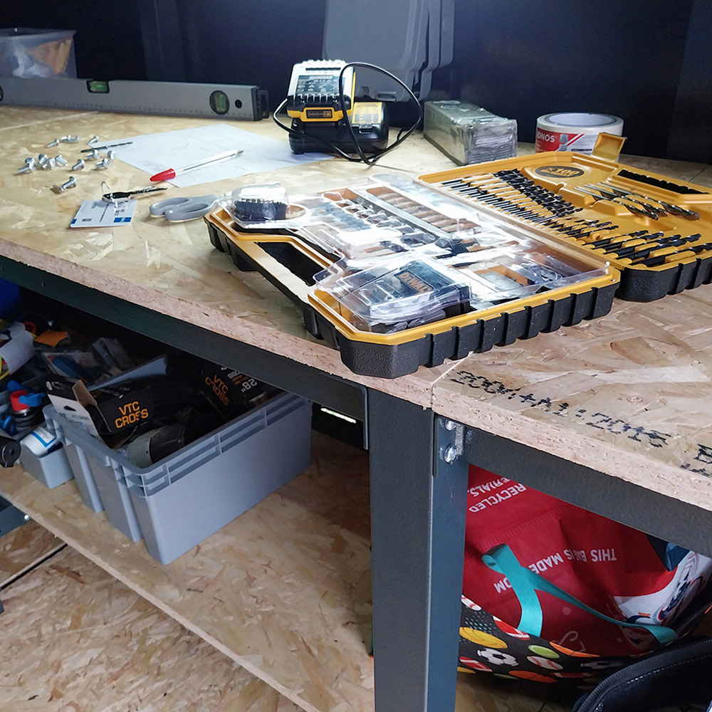 Asgard Garrison 10 x 14ft Double Door Grey High Security Apex Workshop Shed Image 7