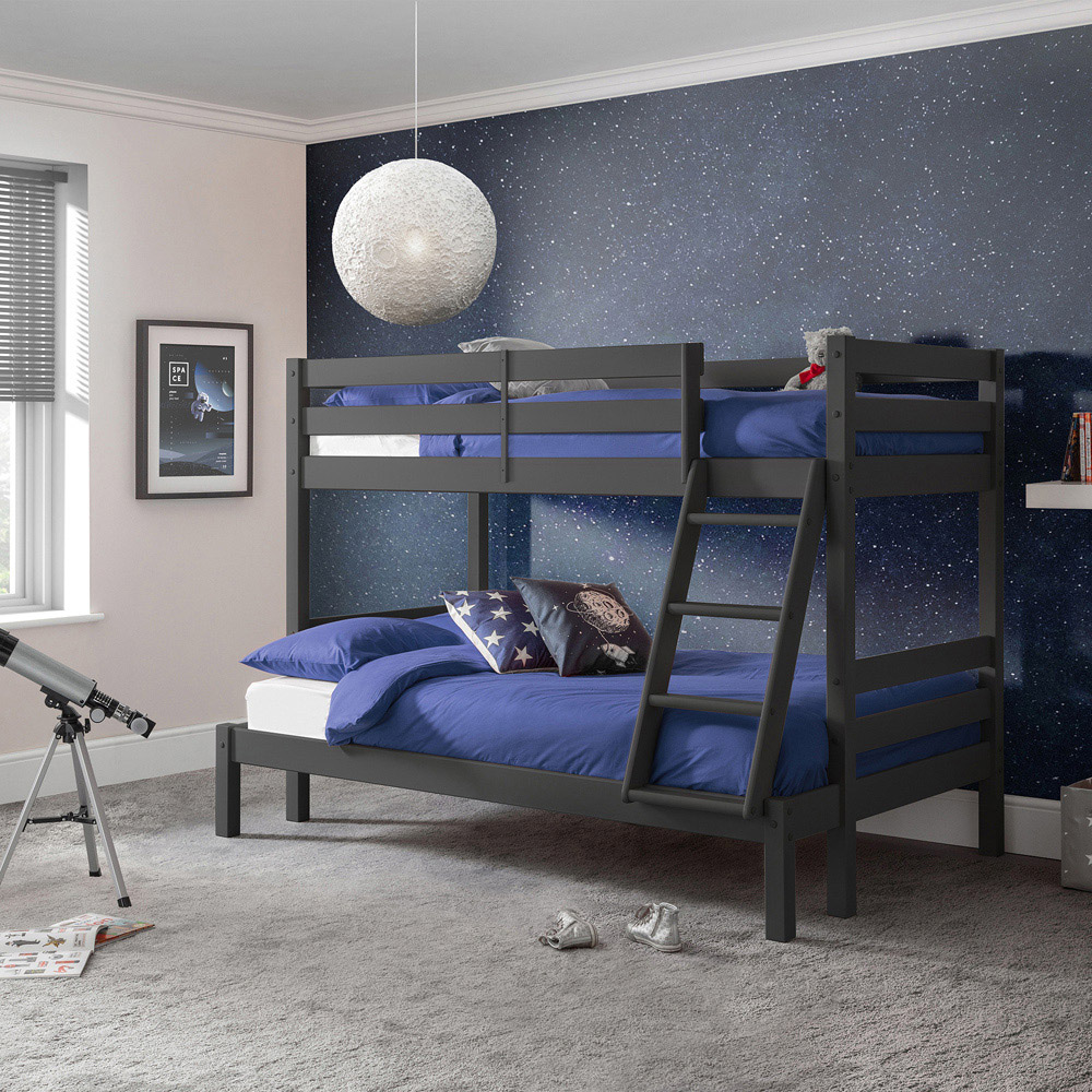 Julian Bowen Merlin Anthracite Sleeper Bunk Bed Image 9