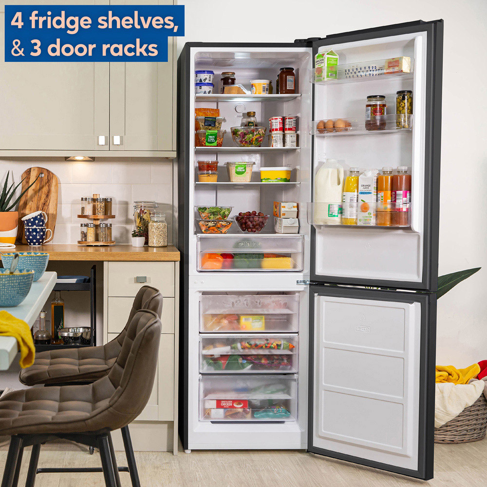 Russell Hobbs RH186FFFF60B/01 Black 60/40 Split Frost Free 293L Fridge Freezer Image 6
