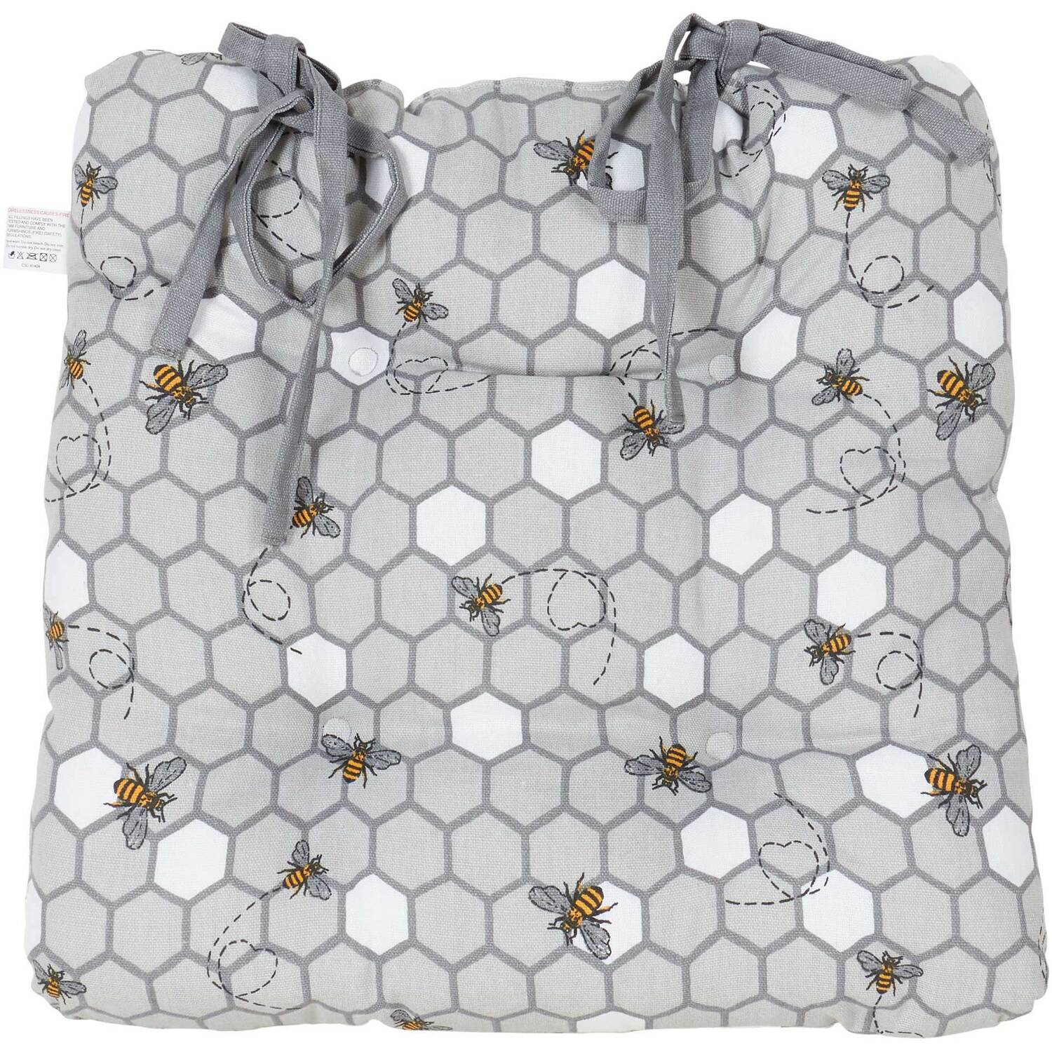 Honeycomb Seat Pad - Grey Image 3