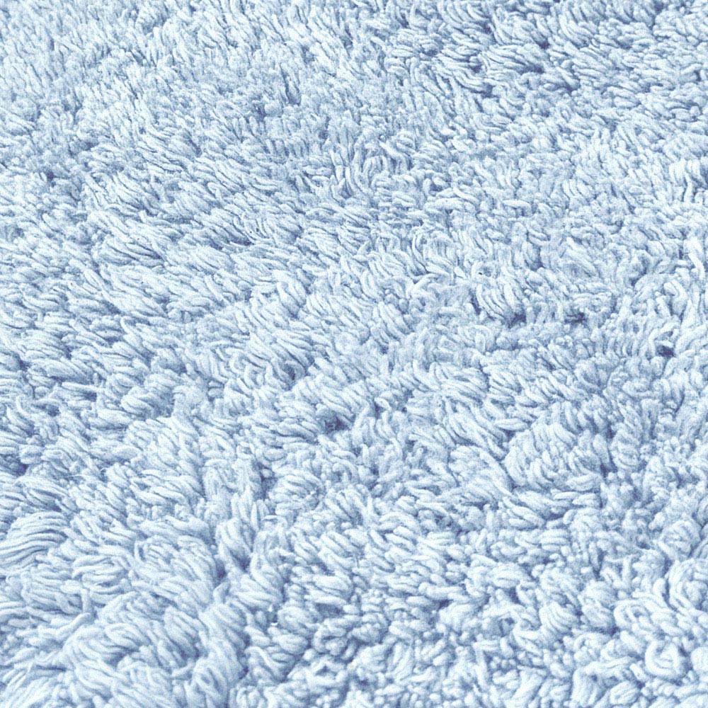 Allure Bath Fashions 2 Piece Scallop Baby Blue Bath Mat Set Image 3