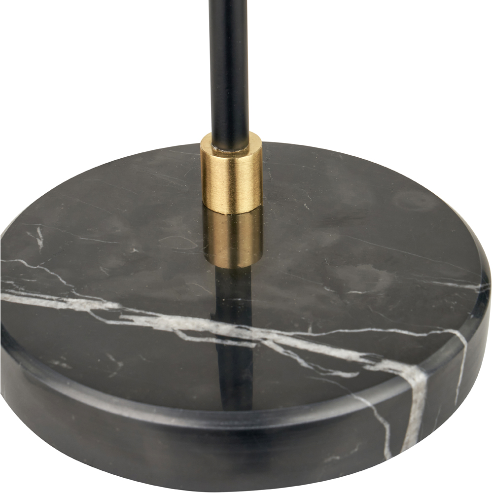 Pacific Lifestyle Theia Black and Brushed Brass Table Lamp Image 4