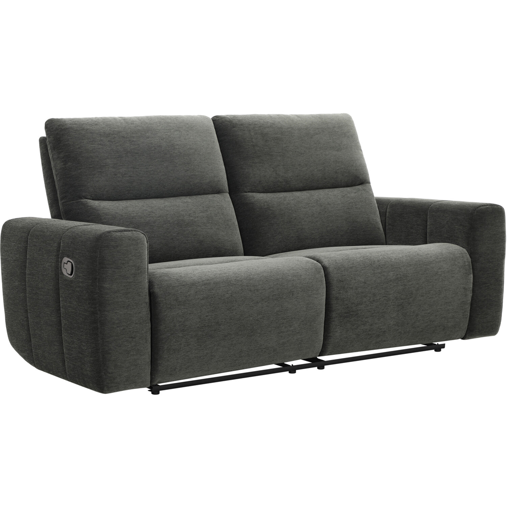 Holborton Manual Recliner Sofa Dark Olive 3 Seater Image 5