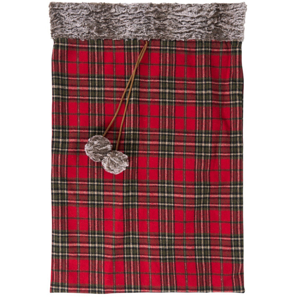 Red Tartan Present SackRed Image 4