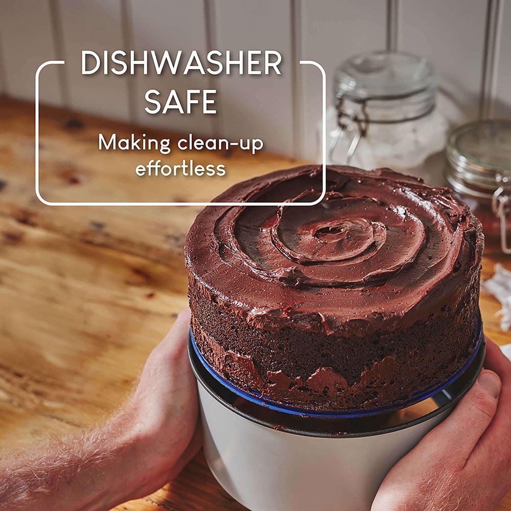 Wham PushPan 18cm Set of 2 Light Grey and Pewter Deep Tin Image 7