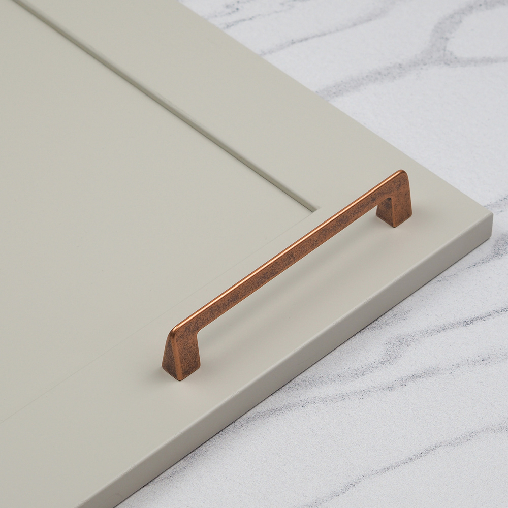 Handle & Home Antique Copper D-Bar Handle 160mm Image 2