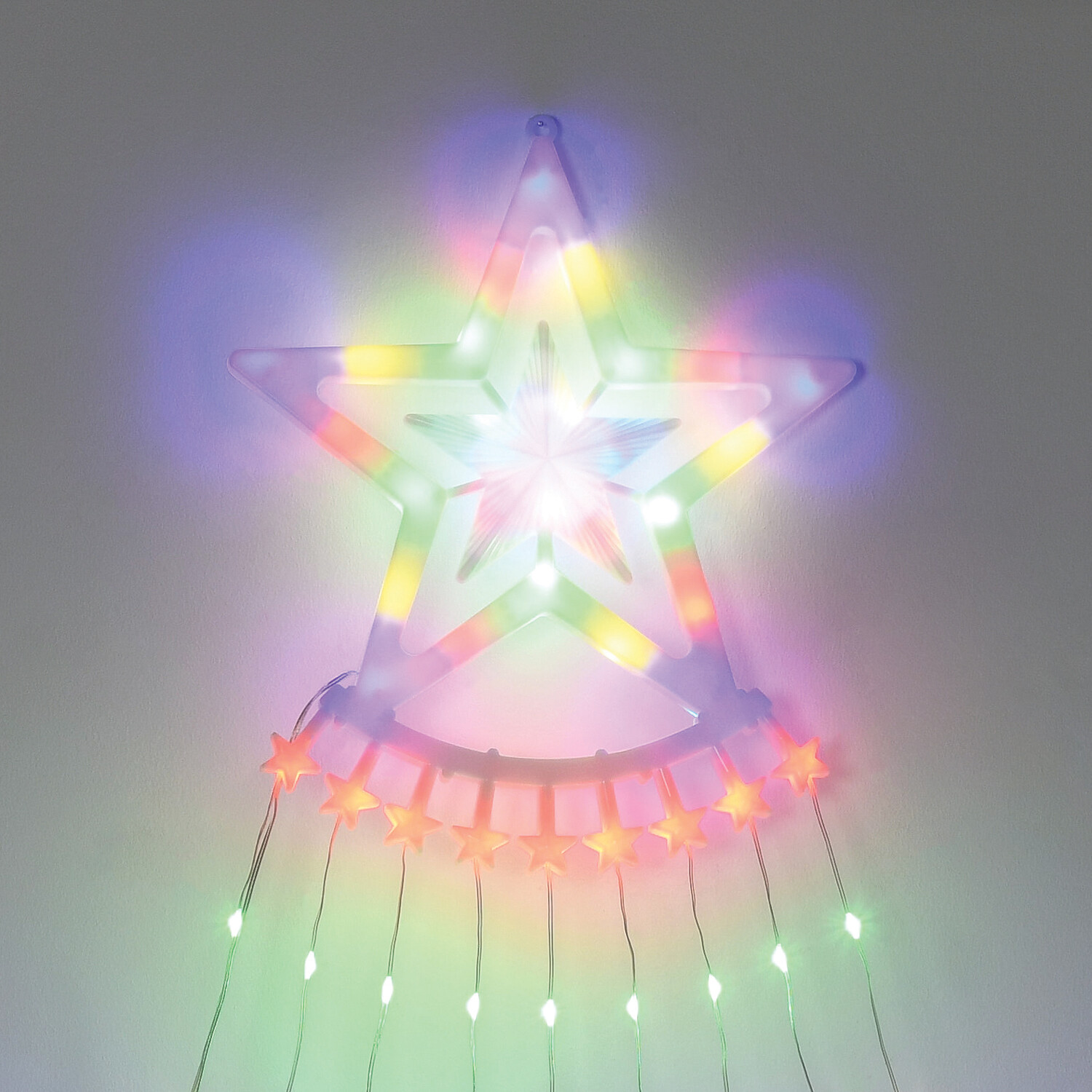Star Waterfall Multicoloured LED Light Image 5