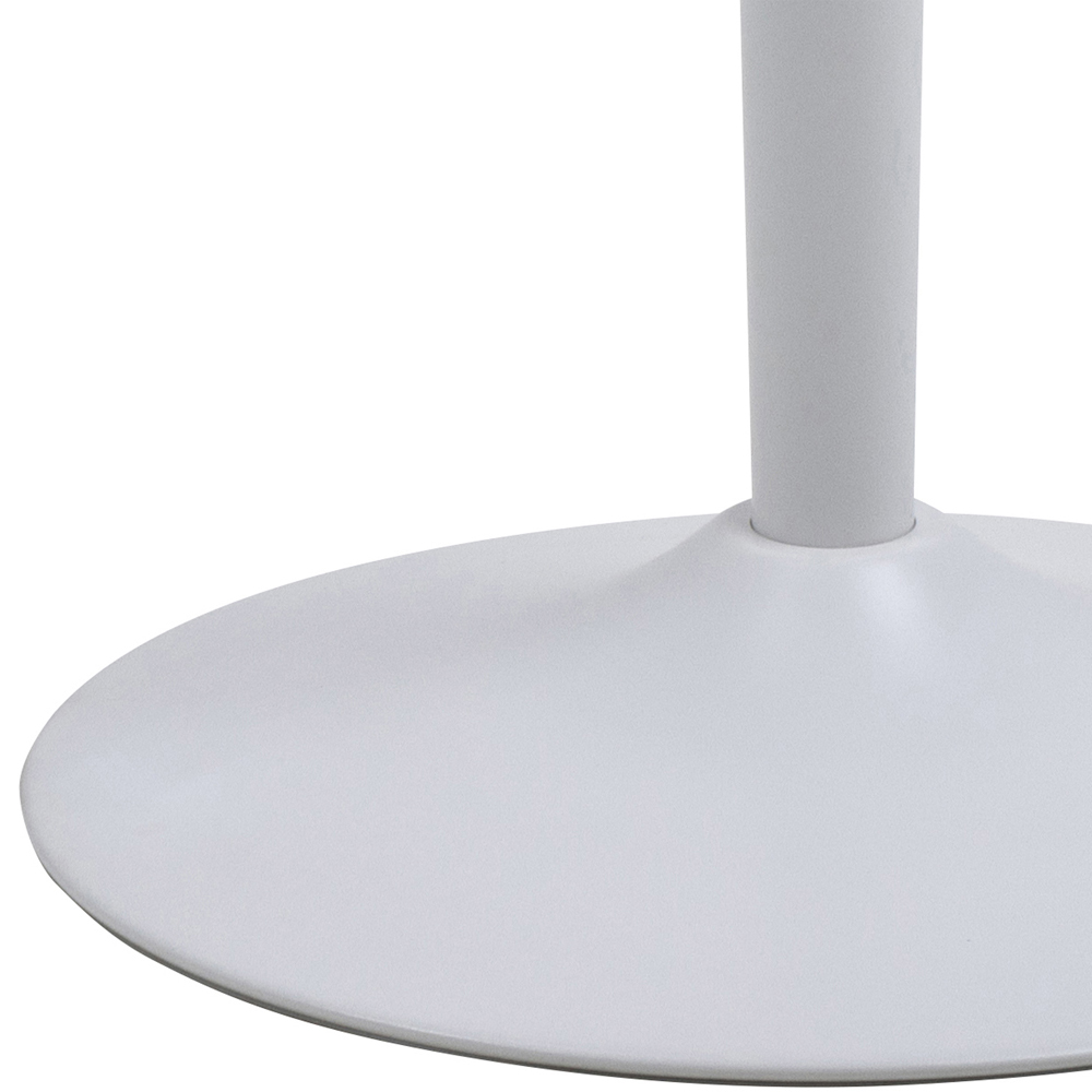 Florence Malta 2 Seater Ceramic White Round Bar Table Image 7