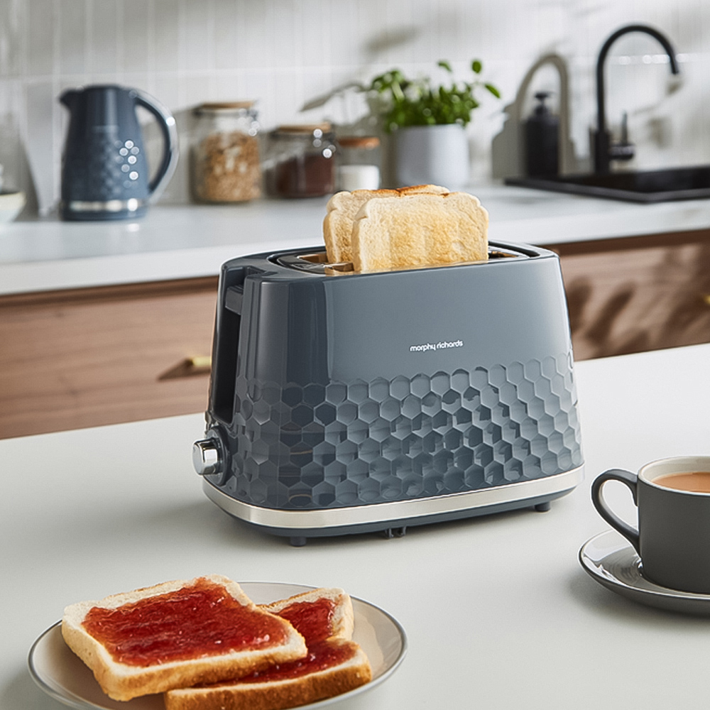 Morphy Richards Hive 220033 Grey 2 Slice Toaster Image 2
