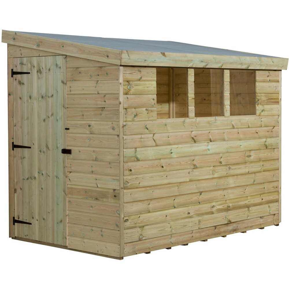 Empire Sheds 3000 6 x 4ft Tongue and Groove Wooden Pent Garden Shed Image 1