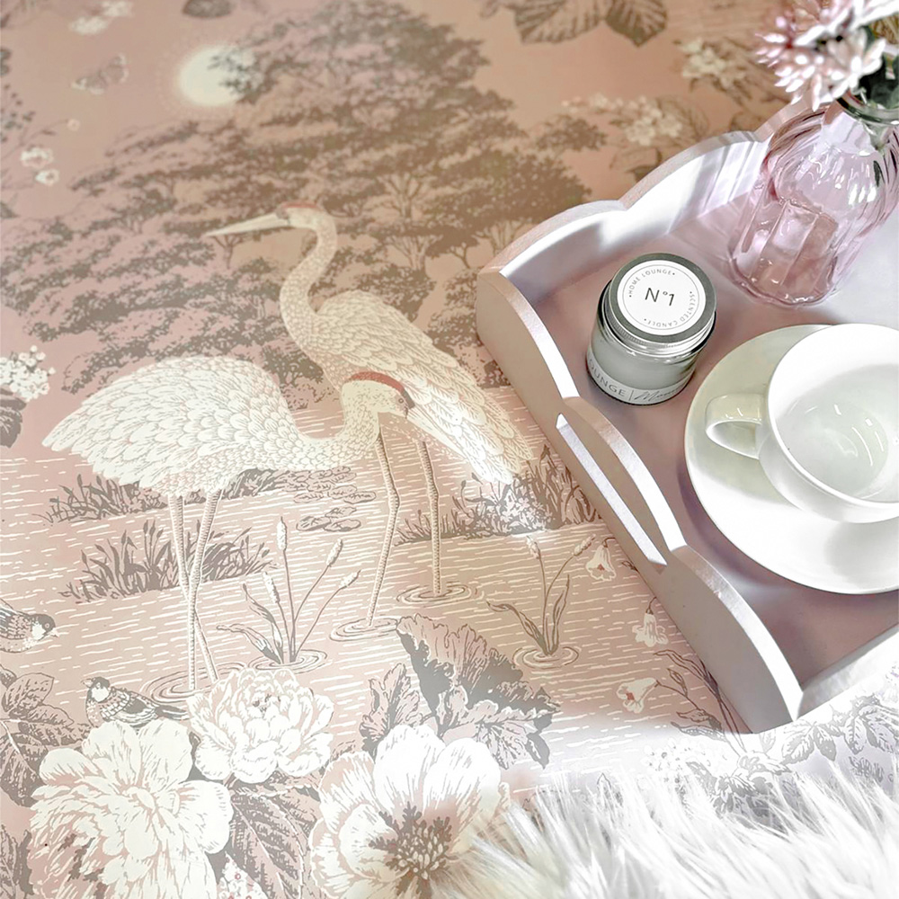 Belgravia Decor Izumi Pink Wallpaper Image 3