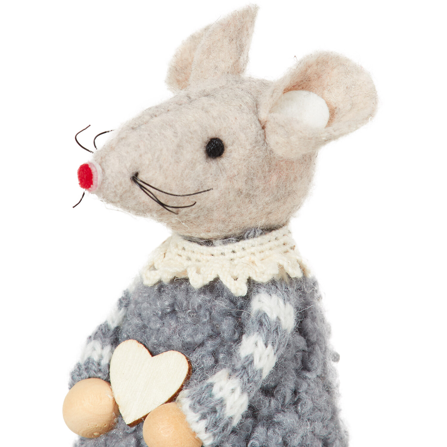 Hanging Heart Mouse Christmas Decoration Image 4