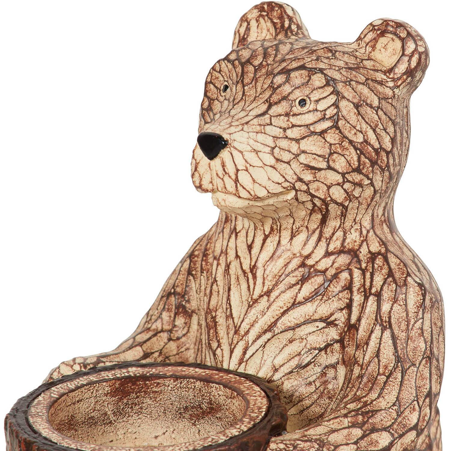Bear Tealight Holder - Brown Image 4