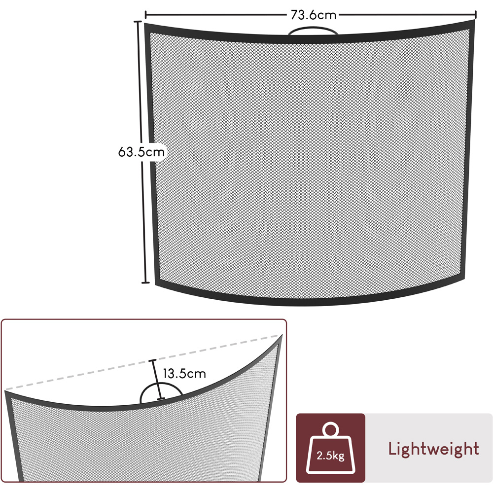 Fire Vida Black Buckton Fire Guard Image 5