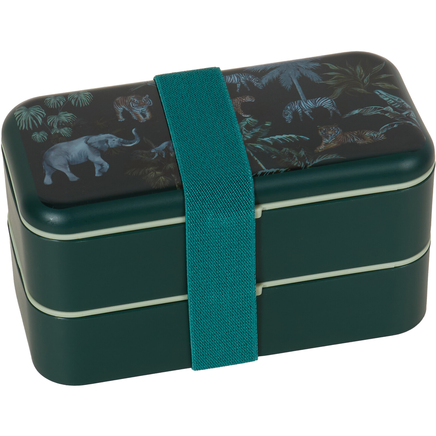 Boho Jungle Bento Lunch Box - Green Image 2