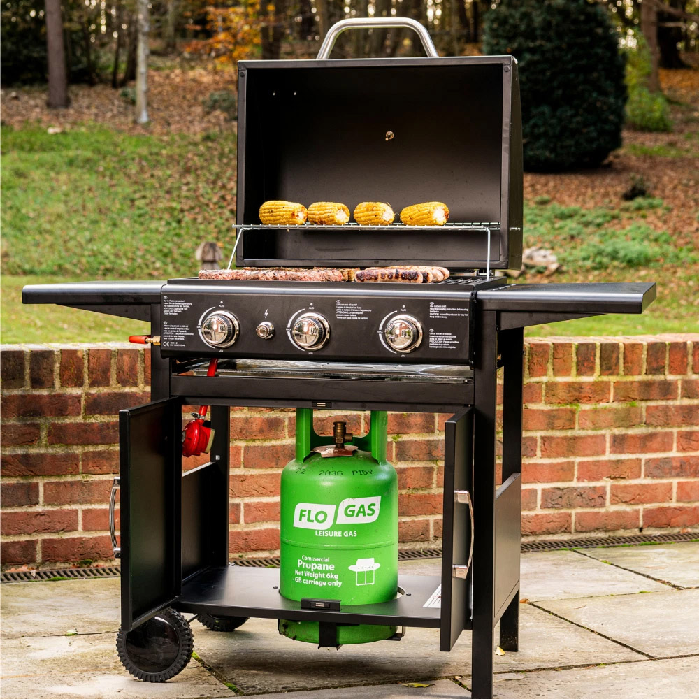 Blazebox 3 Burner Gas BBQ Complete Kit Image 7