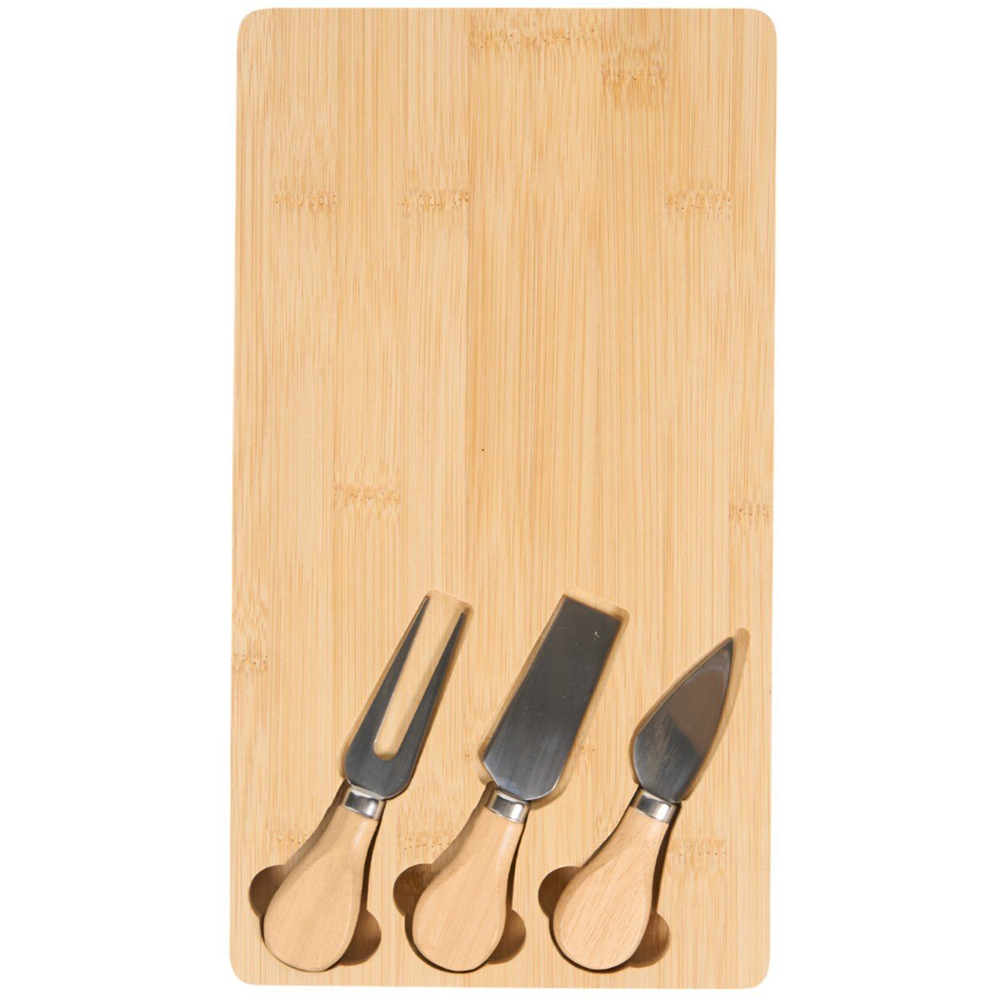 Bamboo Cheese Board Natural Image 1