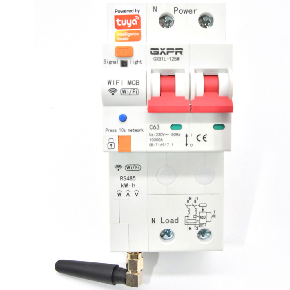 ENER-J Smart Wi-Fi Circuit Breaker Short Circuit Protection Image 2