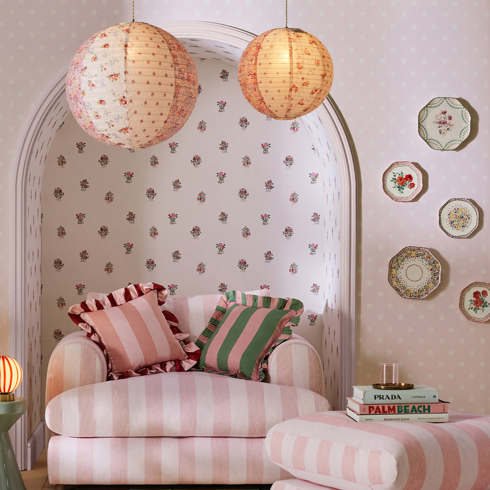 Cath Kidston Kingdom Posey Rose Wallpaper Image 3