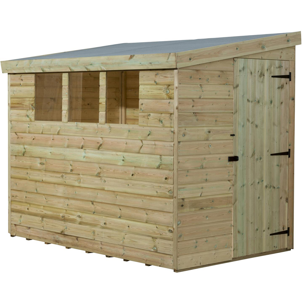 Empire Sheds 3000 6 x 4ft Tongue and Groove Wooden Pent Garden Shed Image 1